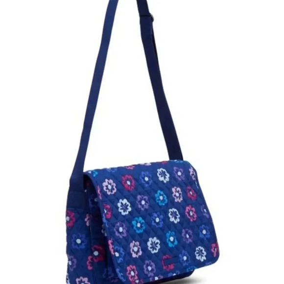 Vera Bradley Ellie Flowers Messenger Bag New with Tags - Picture 2 of 14